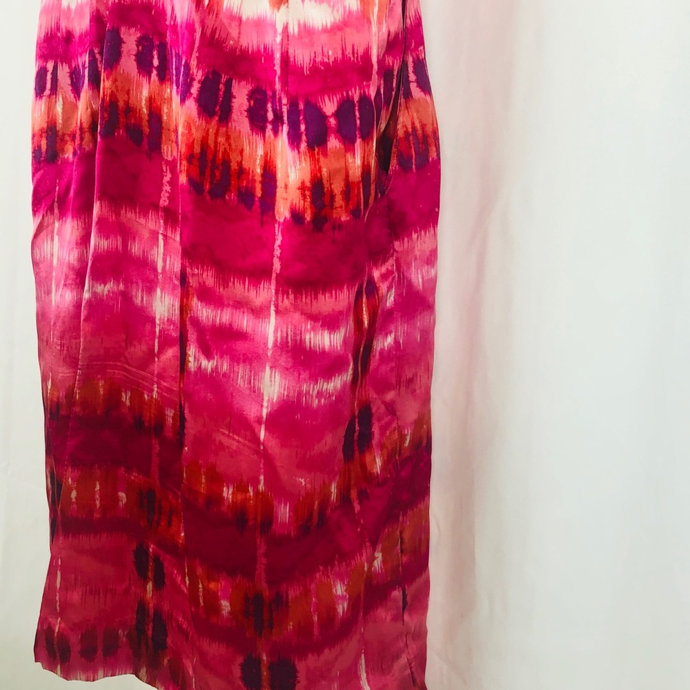 Banana Republic Silk twist strap dress pockets 6 - Picture 8 of 14